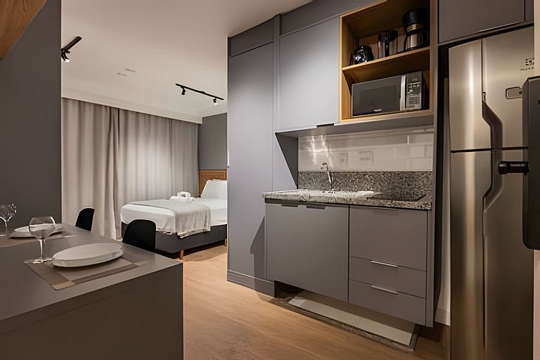 Studio 300m do metro | Restaurantes | Comercio