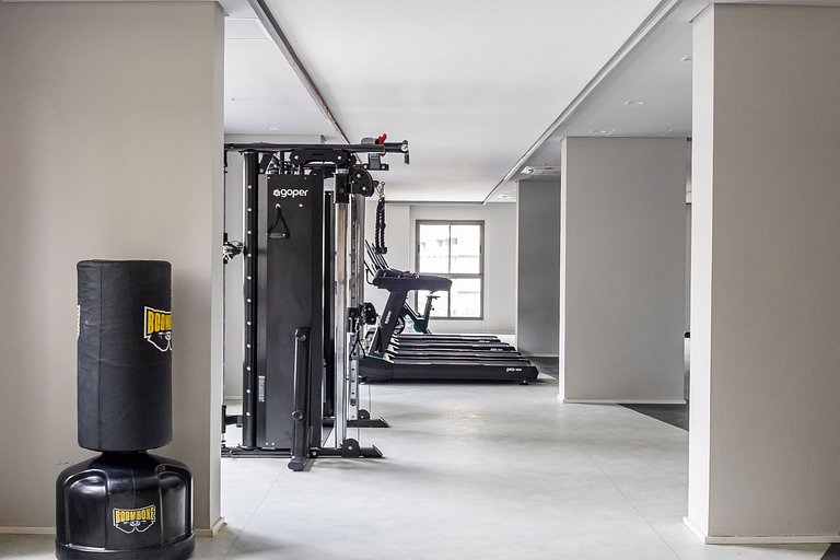 Apart 1 quarto 13º Piscina GYM Pq Ibira Wifi Rapid