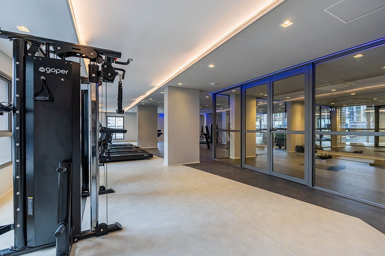 Apart 1 quarto 13º Piscina GYM Pq Ibira Wifi Rapid