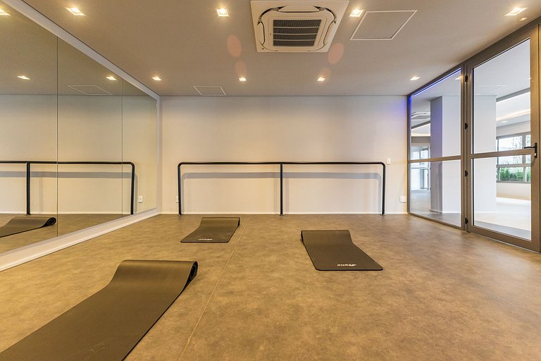Apart 1 quarto 13º Piscina GYM Pq Ibira Wifi Rapid