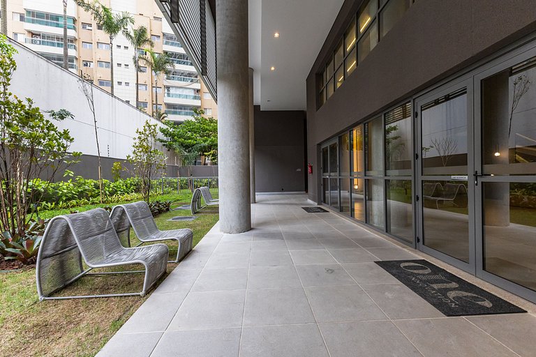 Apart 1 quarto 13º Piscina GYM Pq Ibira Wifi Rapid
