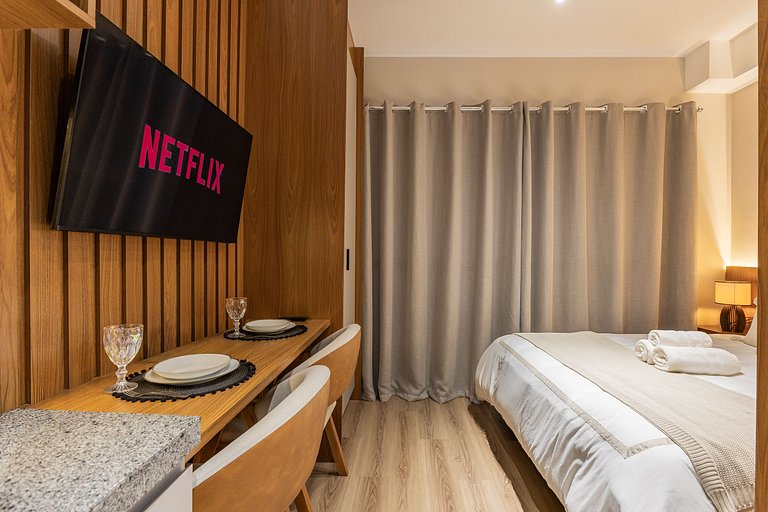 Studio Brooklin Premium 300m metrô, px Morumbis