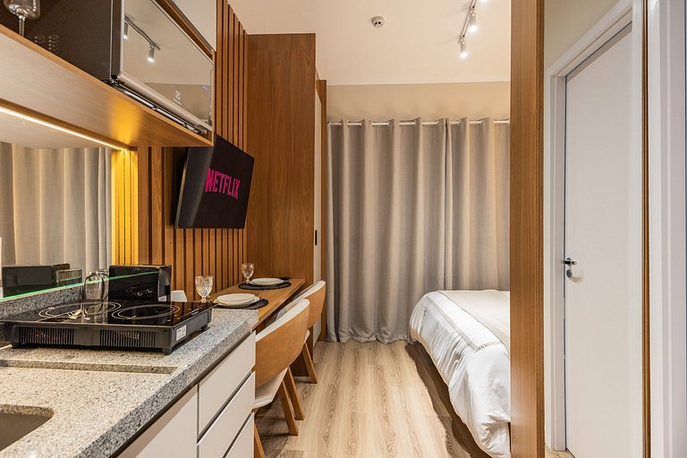 Studio Brooklin Premium 300m metrô, px Morumbis