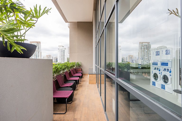 Studio Brooklin Premium 300m metrô, px Morumbis